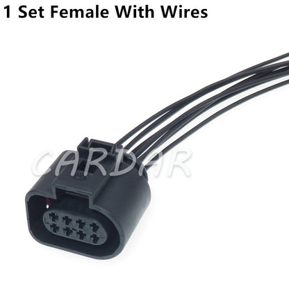 8 Pin 1J0 973 714 1.5mm Auto Waterproof Connector Car Radar Gearbox Wiring Harness Socket 1J0973714 For VW Audivv