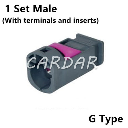 LVDS 4 Pin Connectors Male Automotive Socket Universal Auto Fakra Connector