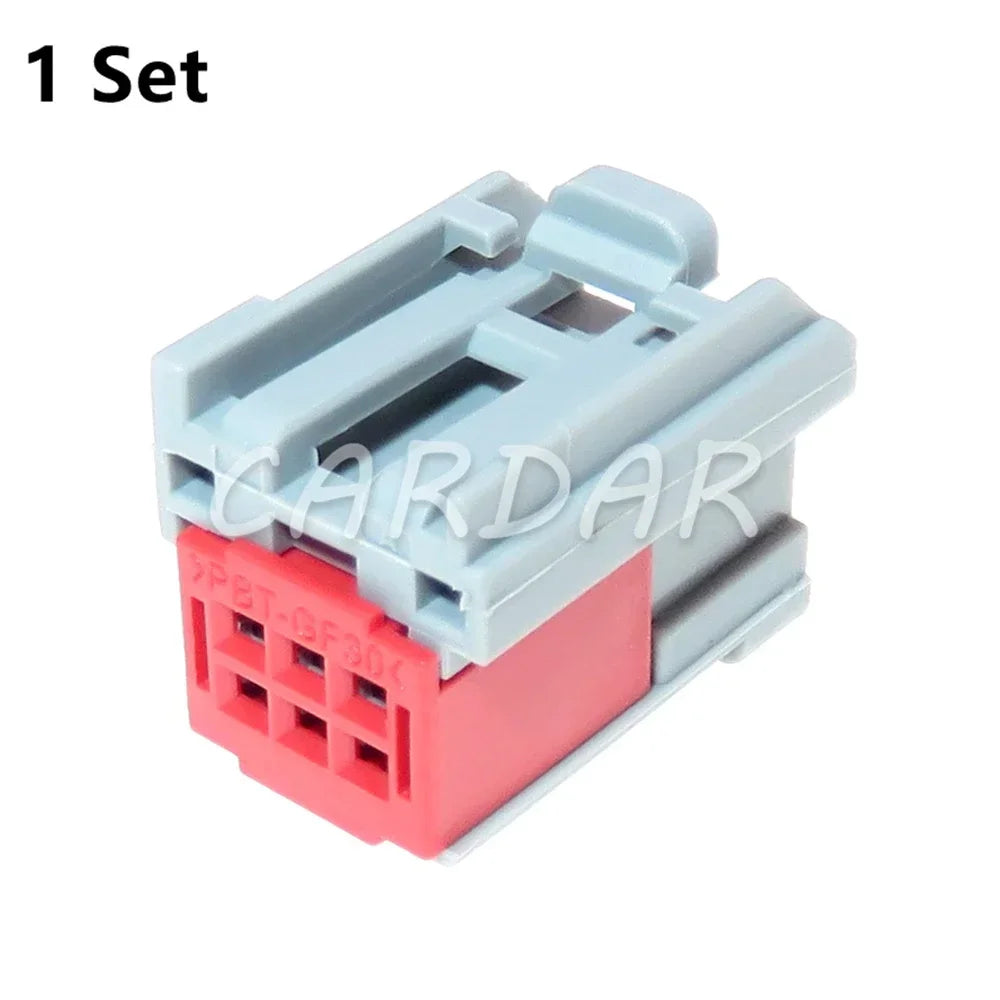 6 Pin 1.2 Series 1-1411325-2 Car Connector Grey Electric Wire Cable Plastic Housing Socket For Automobile