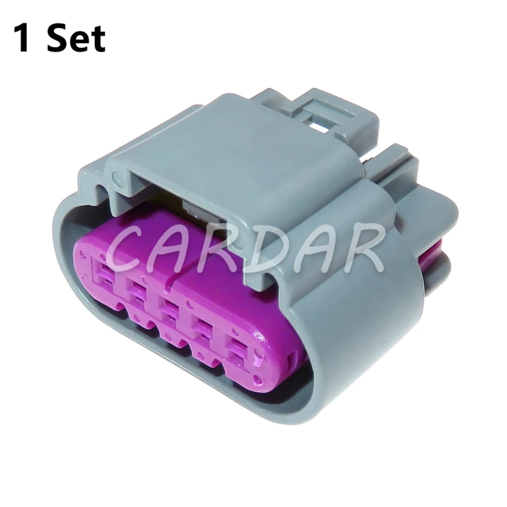 5 Pin 1.5 Series Automobile Air Flow Wiring Harness Plug Grey Waterproof Sealed Socket For VW