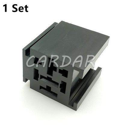 5 Pin Plug Auto High Current Connector 6.3mm 9.5mm Relay Socket With Terminals