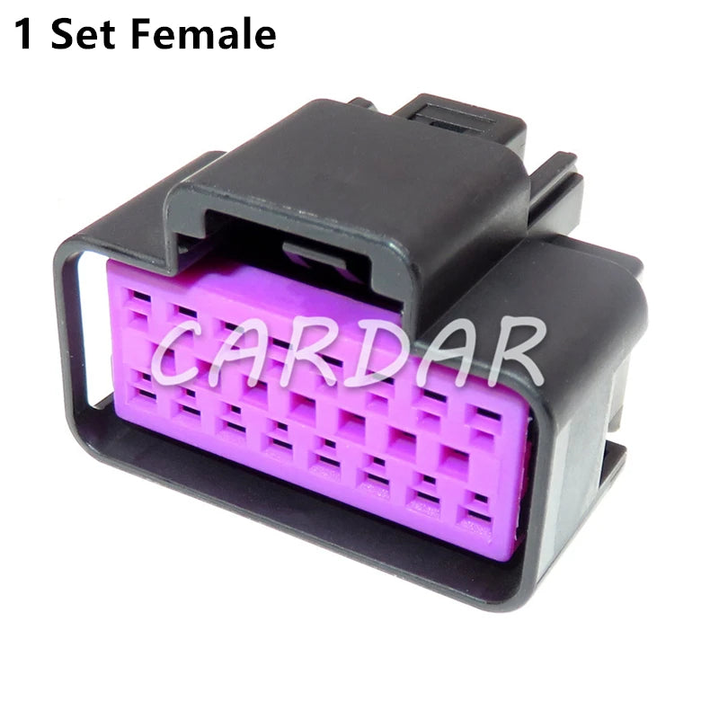Conector de cable automático de 16 pines 15332182 15332177, adaptador macho hembra, carcasa de plástico para coche, enchufe sin sellar