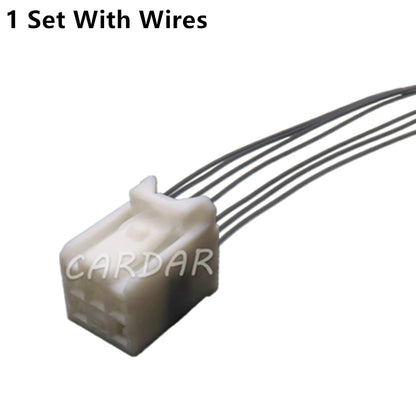 7 Pin 0.7 2.2 Series Automobile Wire Connector Car Modification Accessories White Composite Socket