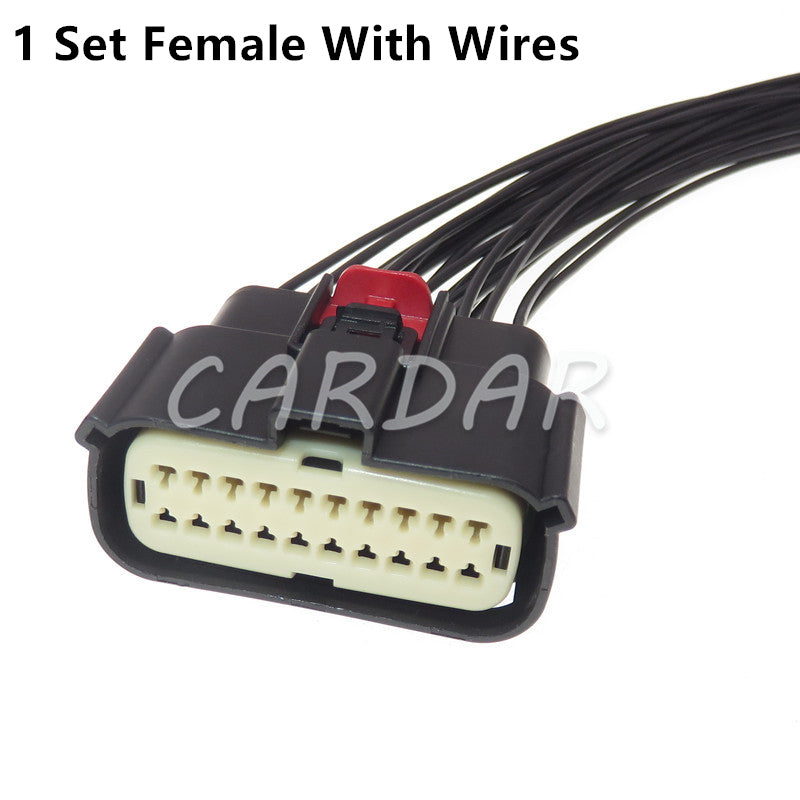 20 Pin 33482-2132 33472-2001 Automotive Light Lamp Socket Connector For Ford Mondeo EDGE