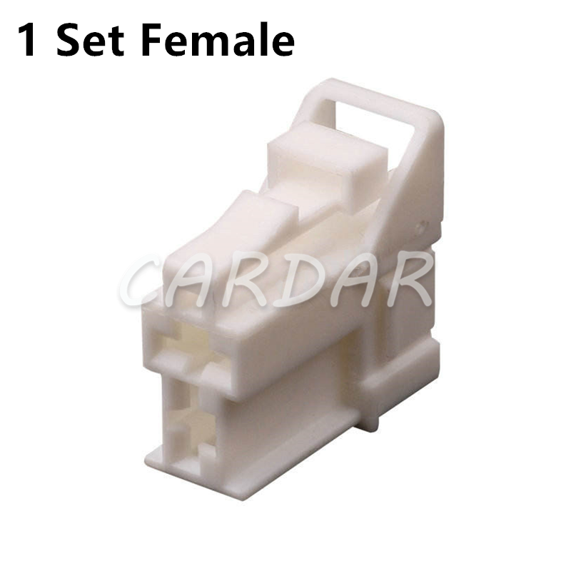 2 Pin 7122-6329 7123-6329 6.3mm Automotive Wiring Electronic Connector Socket With Terminal