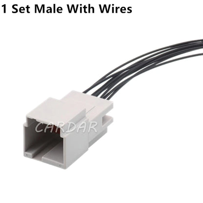 8 Pin 30968-1080 30700-1080 Car Rear View Mirror Plug Auto Reversing Camera Module Cable Socket For Ford