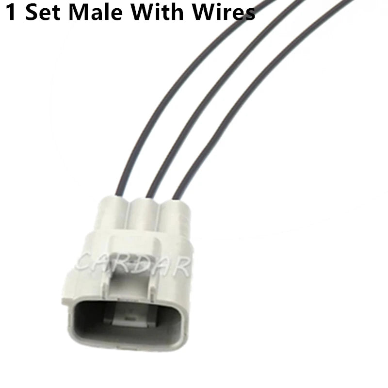 3 Pin 6189-0193 90980-10981 Wiper Water Jet Plug Socket For Toyota Automotive Connector