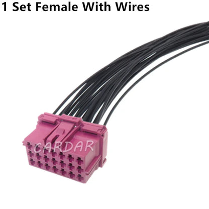 21 Pin 4-967630-1 Car Socket Auto Parts 5-968975-1 Automobile Plastic Housing Unsealed Wire Connector