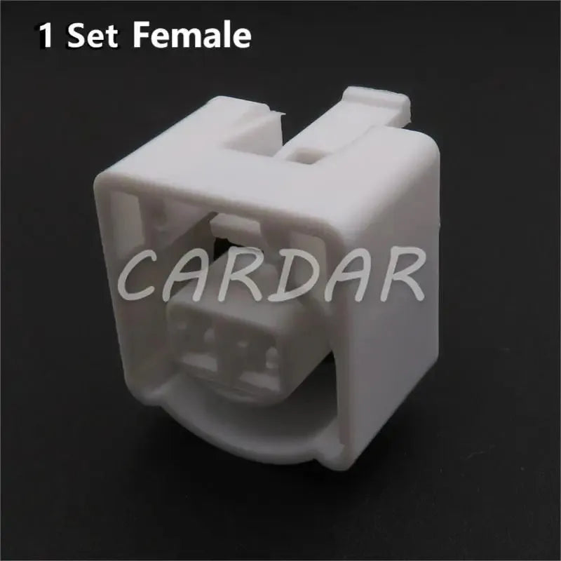 2 Pin White Electrical Connector Waterproof Automotive Wiring Harness Plug