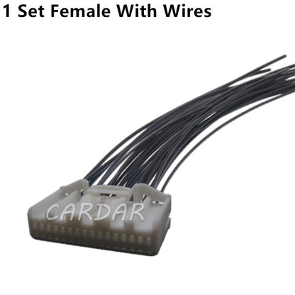 32 Pin 1318747-1 1318745-1 Car Navigation Central Control Instrument Wiring Harness Connector PCB Socket Plugs