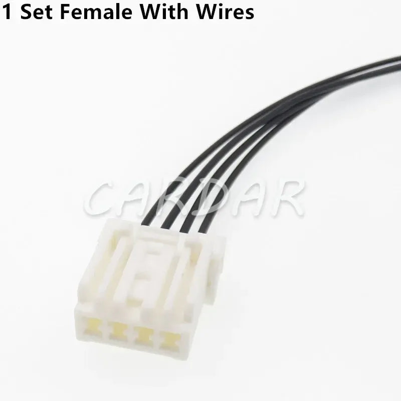 4 Pin 6098-4902 6098-4073 Auto Wiring Socket Automobile Connector With Terminals