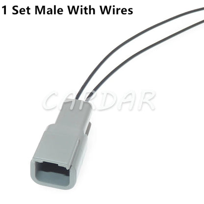 2 Pin DTM DTM06-2S / ATM06-2S DTM04-2P / ATM04-2P Waterproof Electrical Connector Inlet Air Temperature Sensor Plug