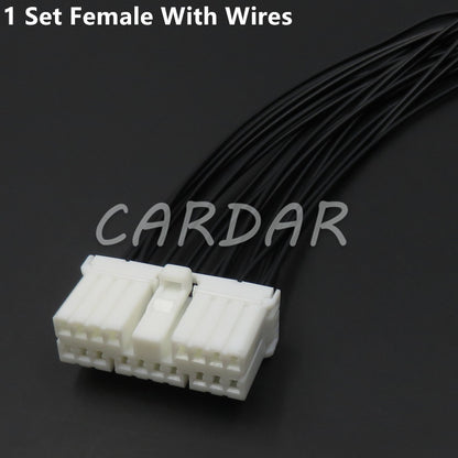18 Pin 174935-1 173853-1 Automotive Electrical Plug Wire Connector Socket For Car Engine Start Stop Modification