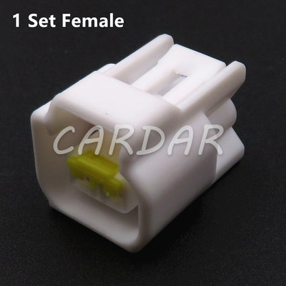 2 Pin Car High Voltage Pack Ignition Coil Plug White Wire Harness Sealed Socket FW-C-2F-B FW-C-2M-B