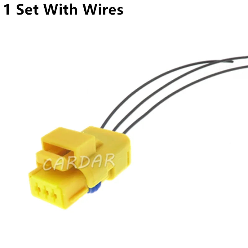 3 Pin 1.5 Series 211PC032S4049 Yellow Car FCI Wiring Socket Automobile Water Temperature Sensor Sealed Connector