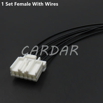 6 Pin 174930-1 174923-1 Electrical Motorcycle Wiring Socket Automotive Connector