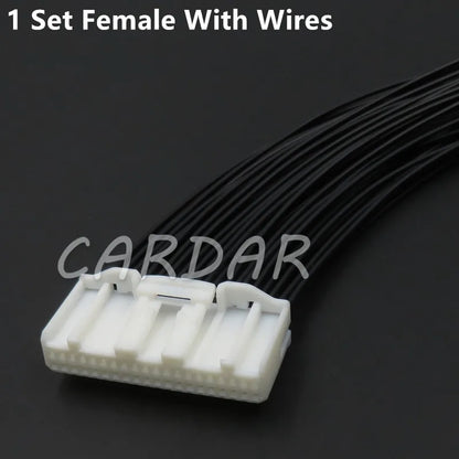 40 Pin 1674312-1 1318389-1 Automotive Connector Wire Cable Sockets With Terminals For Nissan