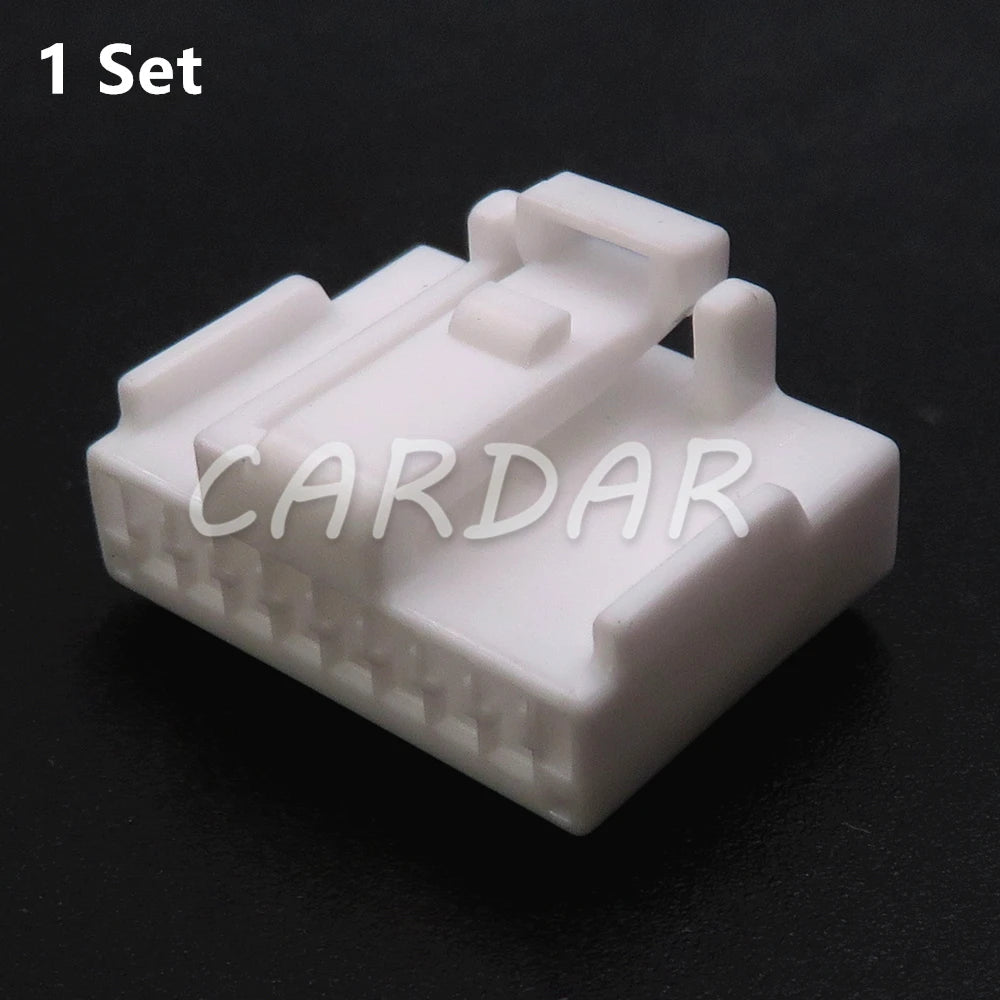 8 Pin 1.2 Series White Automobile Unsealed Socket Car Wiring Connector Auto Modification Plug Accessories