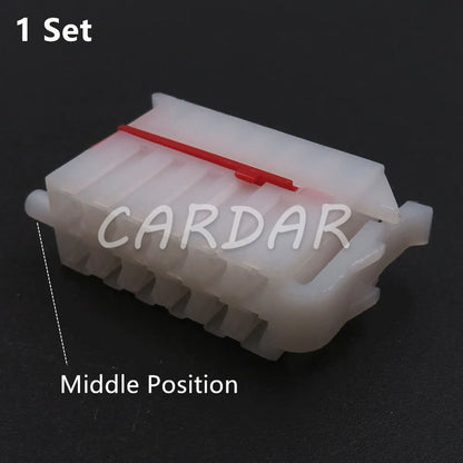 12 Pin 3.5 Series 357 945 971 White Wire Socket Automotive Wiring Terminal Plug 357945971 Connector 928569