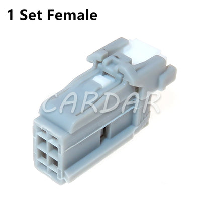 4 Pin 0.6 Series 9315484 Grey Unsealed Socket With Terminal Automotive Wiring Harness Connector