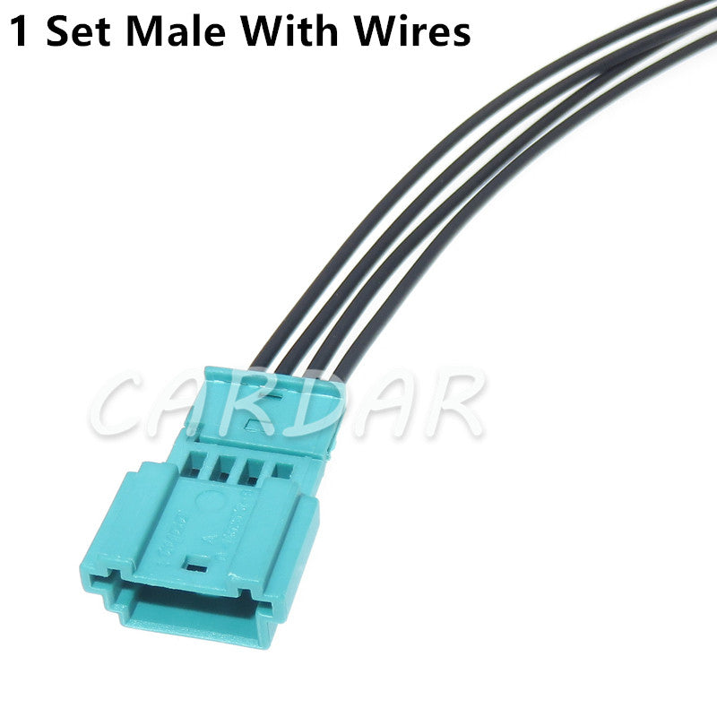 4 Pin 968813-9 1452576-9 Auto Wiper Sensor Plugs Door Light Atmosphere Lights Wire Socket Connector For BMW