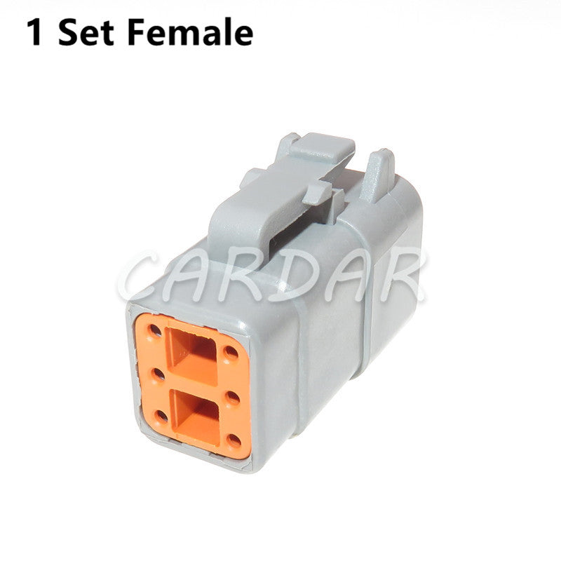 6 Pin DTM DTM06-6S/ATM06-6S DTM04-6P /ATM04-6P Waterproof Automotive Connectors Wire Socket For Truck Auto Cars