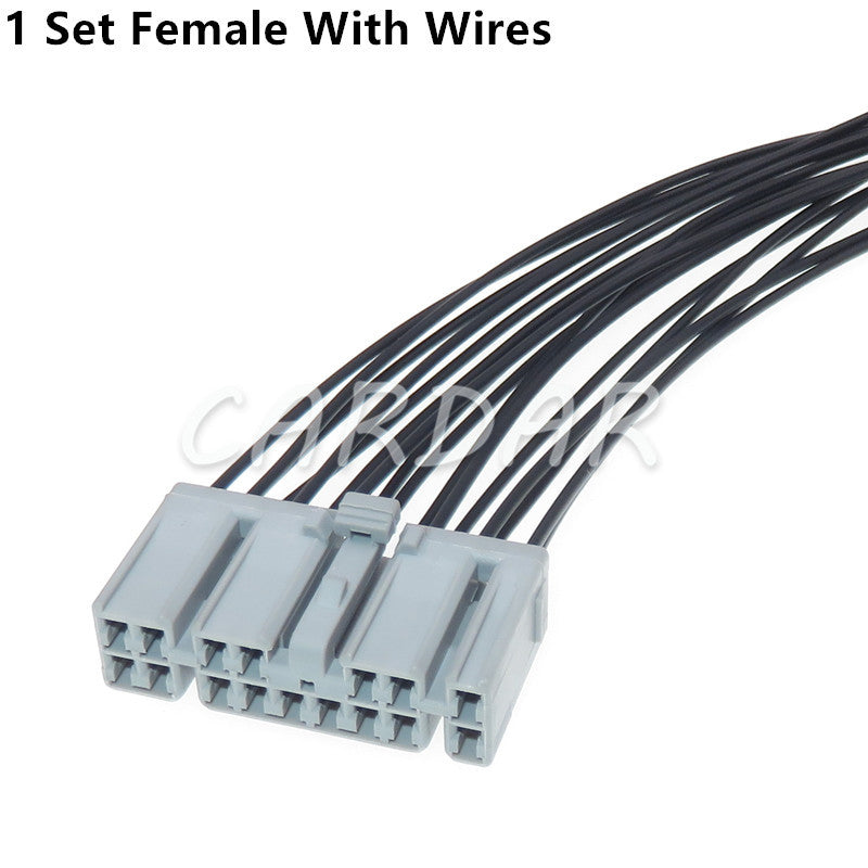 16 Pin 6240-5088 Electric Wire Socket For Automobile 6240-1158 Auto Wiring Plug Male Female Unsealed Connector