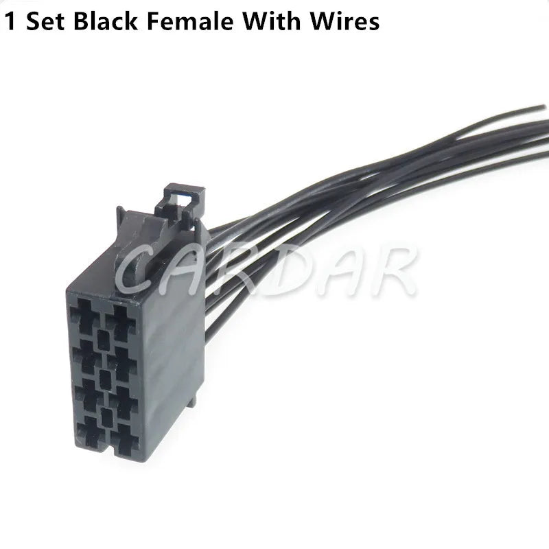 8 Pin 962189-1 962191-1 Automotive CD Wire Plugs Car Radio Speaker Plug Audio ISO Cable Socket For VW