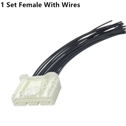 20 Pin Auto Audio Connector Car Central Control Instrument Panel Cable Socket For Mazada