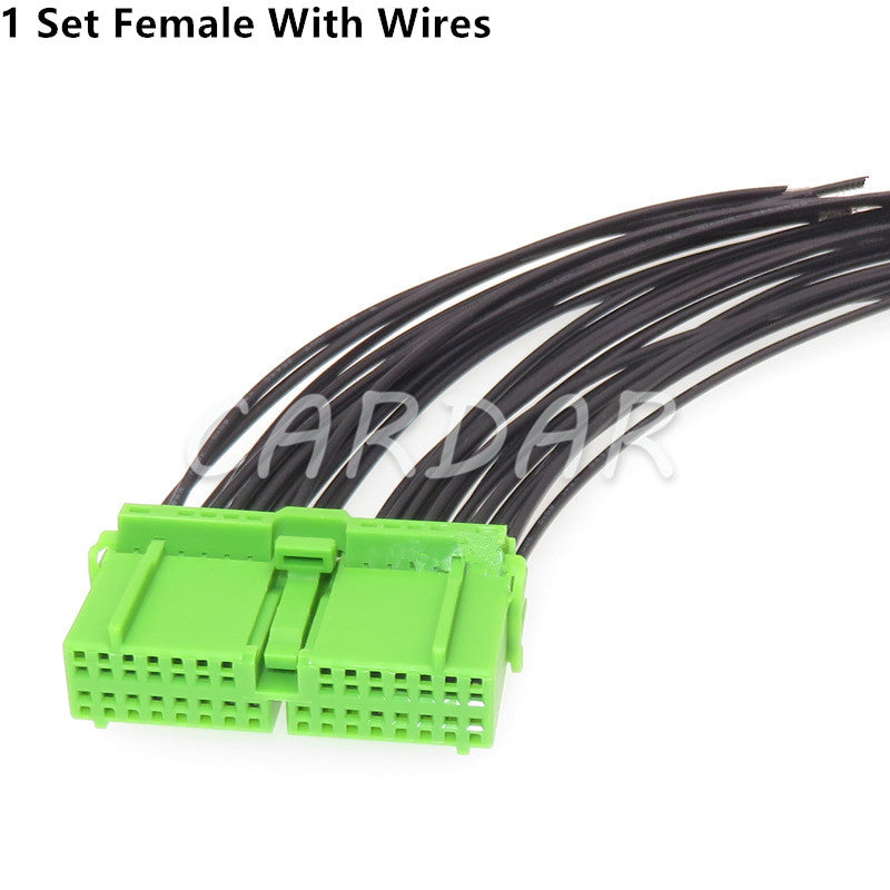 30 Pin IL-AG5-30S-D3C1 Automotive Car Modified Instrument Wire Harness Socket Auto Connector For Honda