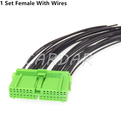30 Pin IL-AG5-30S-D3C1 Automotive Car Modified Instrument Wire Harness Socket Auto Connector For Honda