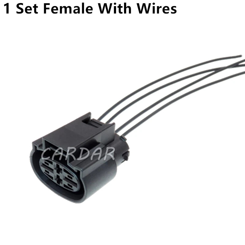 4 Pin 3.5 6.3 Series Automobile Cab Start Relay And Gasoline Pump Assembly Wire Socket For VW