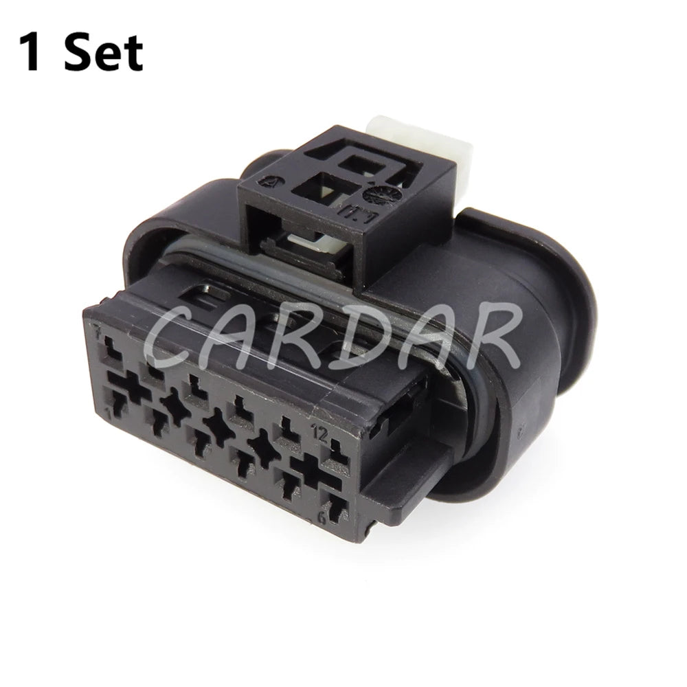 12 Pin 1.2 Series Automobile Wire Cable Waterproof Socket with Terminal and Rubber Seals Car Connector 806-344