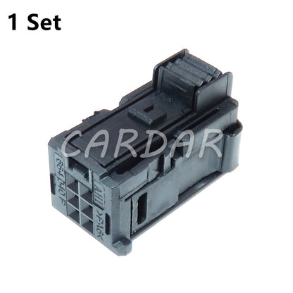 6 Pin 0.6 Series Miniature Automobile Electric Wire Plastic Housing Unsealed Socket With Terminal 98192-0001