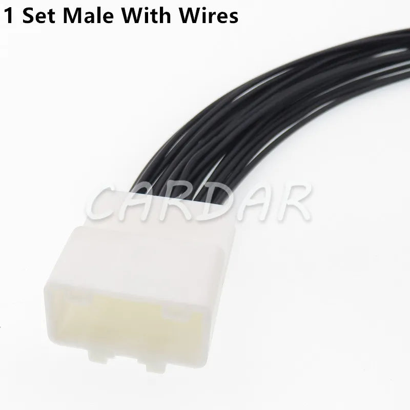 18 Pin 90980-12412 90980-12411 Car Electrical Connector Automotive Socket With Terminal