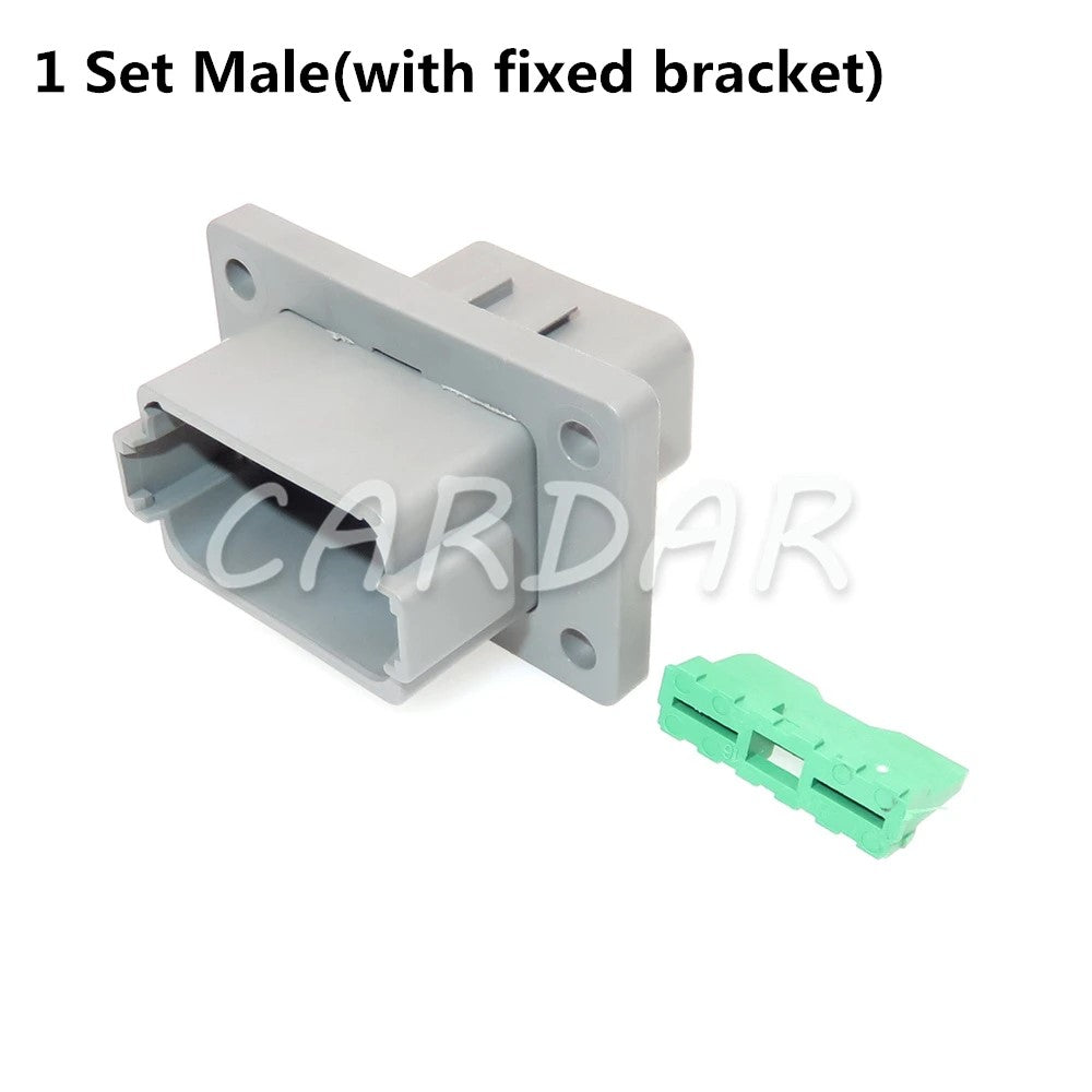 12 Pin DT06-12S DT06-12P DT Series Grey Plug Automotive Connector Waterproof Electrical Wire Socket For Deutsch