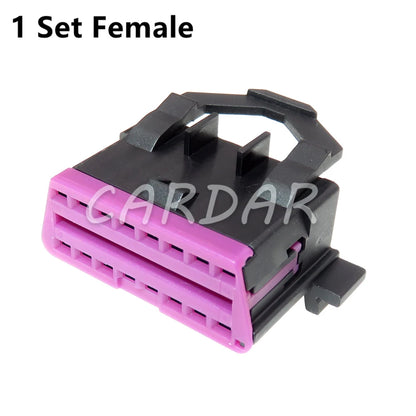 16 Pin 3A0972695A 8D0972695H Automotive OBD Socket Auto Diagnostic Plug Wiring Harness Connector For VW Audi