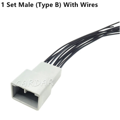 12 Pin 0.7 Series Automobile Multimedia CD Navigation Host Instrument Wiring Socket MX34012SF1 MX34012PF1