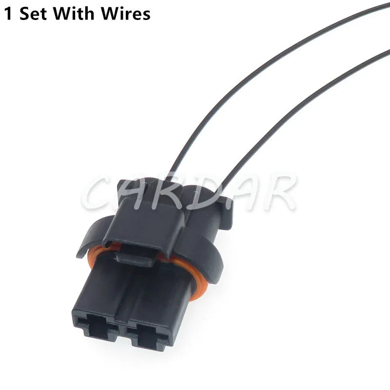 2 Pin Car Electronic Fan Plug Waterproof Automotive Socket 1544361-1 For Peugeot Citroen