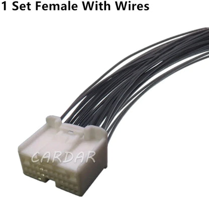 30 Pin Automobile Male Female Docking Unsealed Connector Car Electric Wiring Socket Auto Composite Adapter