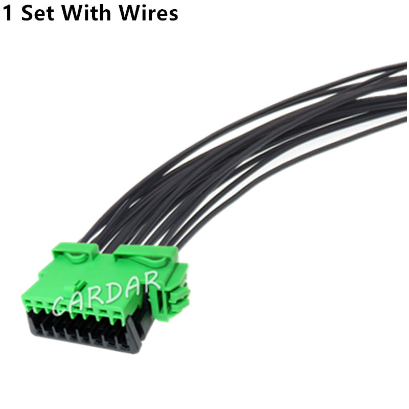 16 Pin 953490-3 Auto Electric Wire Socket Car Wiring Unsealed Connector Green Automotive OBD Diagnostic Plug