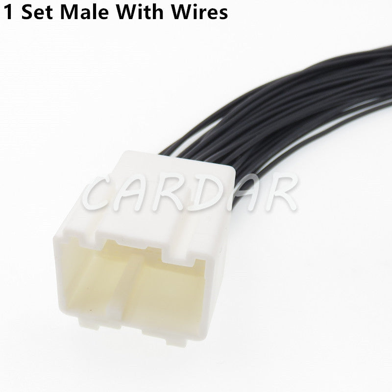 34 Pin 1123337-1 Automotive Connector Female Socket With Terminals For Nissan