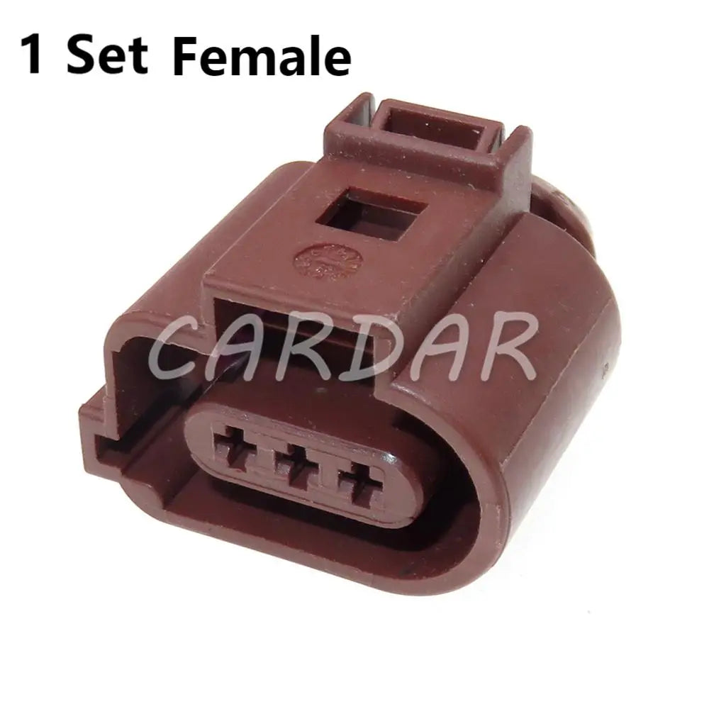 3 Pin Brown Car Wire Cable Connector 3B0973703A Auto Wiring Plug Waterproof Electrical Socket