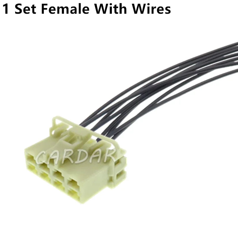 8 Pin 6.3 Series Car Wiring Harness Socket High Current Unsealed Connector Male Female Docking Plug MG620270 MG610271
