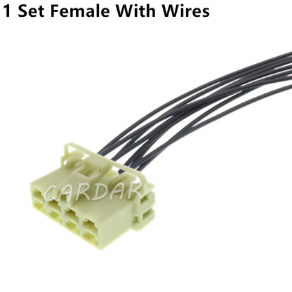 8 Pin 6.3 Series Car Wiring Harness Socket High Current Unsealed Connector Male Female Docking Plug MG620270 MG610271