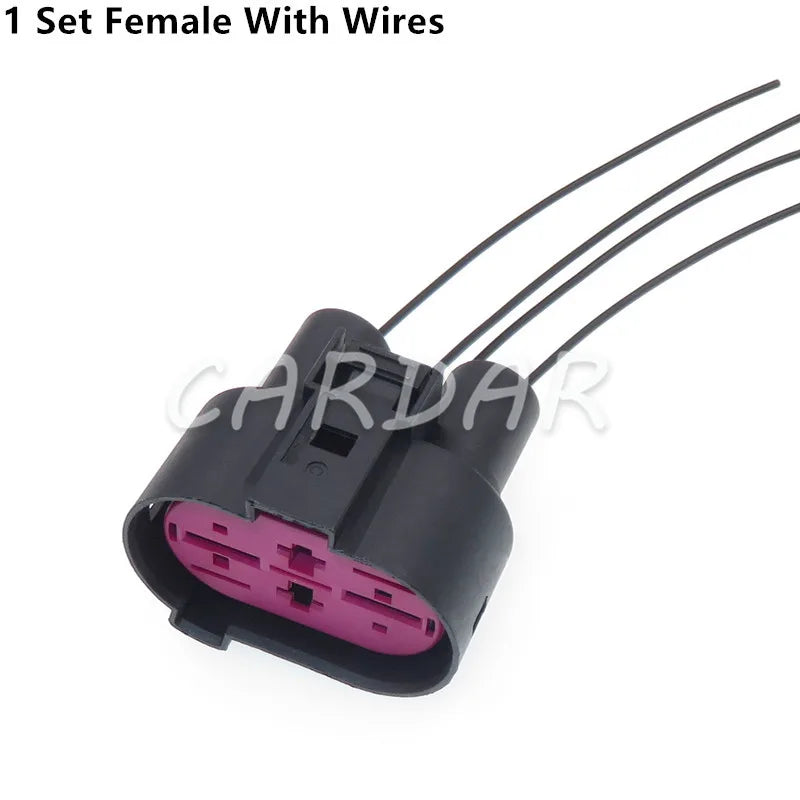 4 Pin 1J09064 1J0906444 1J0906234 Auto Wiring Sensor Connector Fan Socket For VW Passat B7 Tiguan Golf Skoda Octavia Yeti Audi