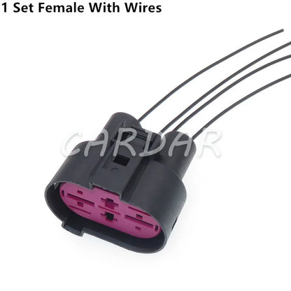 4 Pin 1J09064 1J0906444 1J0906234 Auto Wiring Sensor Connector Fan Socket For VW Passat B7 Tiguan Golf Skoda Octavia Yeti Audi