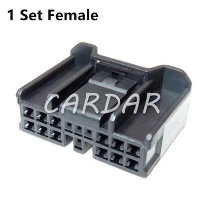 16 Pin Auto Replacement Connector Car Male Female Docking Electrical Socket Plastic Housing Unsealed Adapter