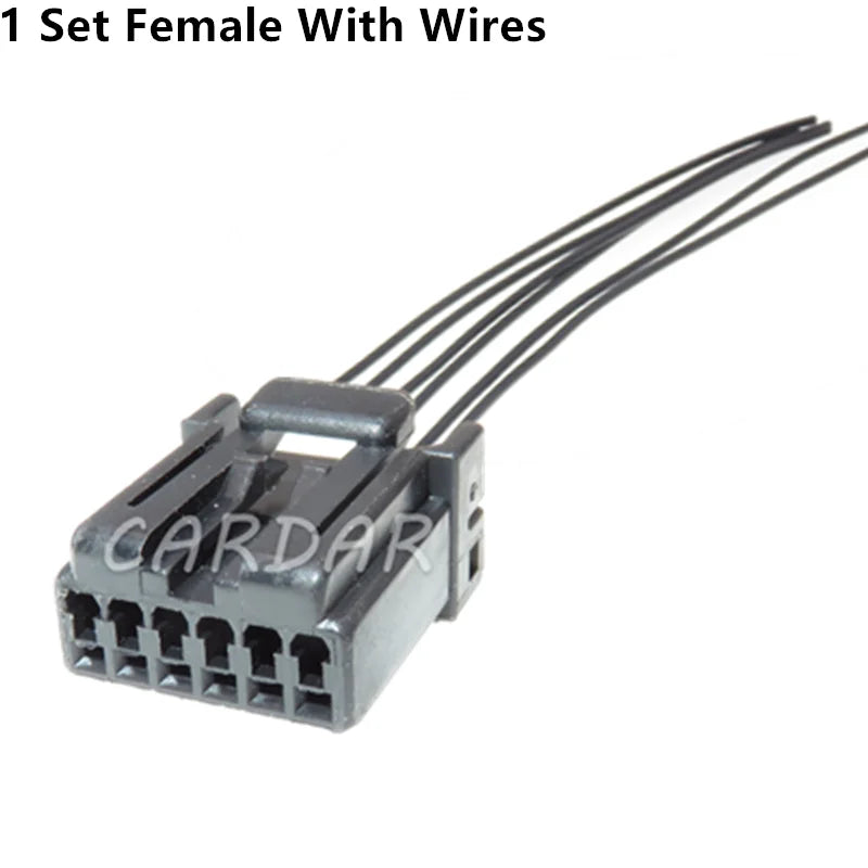 6 Pin 175507-2 Automotive Connector Wiring Harness Sockets