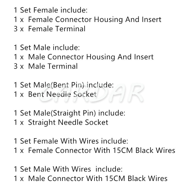 3 Pin 03R-JWPF-VSLE 03T-JWPF-VSLE White Waterproof Automotive Plug Wiring Harness Electrical Socket